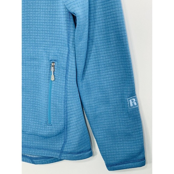 Patagonia R1 Regulator Jacket Women XS Light Blue Full Zip Polartec Waffle EUC - Picture 5 of 13
